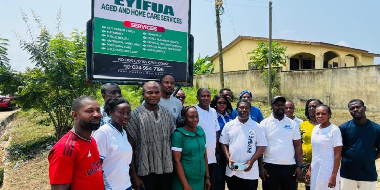 Royalhouse Chapel Donates to Aged Care Facility in Cape Coast