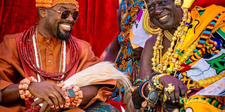 Olu of Warri Urges Africans to Embrace Identity at Oguaa Fetu Afahye