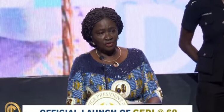 Vice President Prof. Naana Jane Opoku-Agyemang has officially launched the Cedi@60 celebration, urging Ghanaians to safeguard the gains made in stabilizing the national currency through fiscal discipline, accountability, and confidence in the Ghana Cedi.