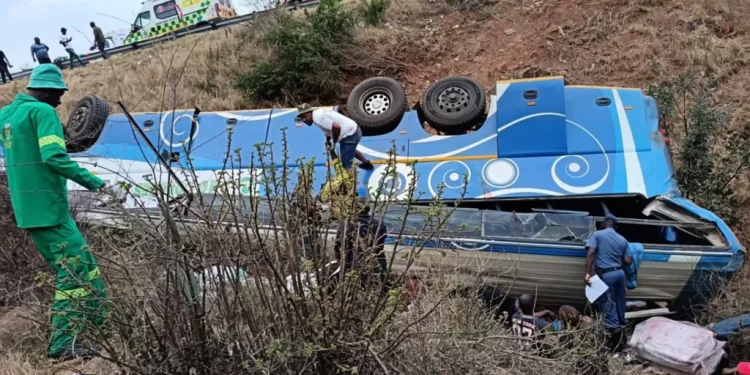 Forty-two killed as bus crashes on South Africa mountain pass