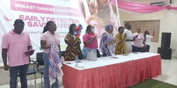 The Samira Empowerment & Humanitarian Projects organizes Breast Cancer Screening for Women in Central Region