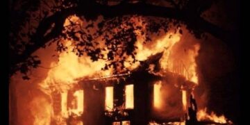 Family of 7 Perish in Fire Outbreak at Dunkwa Akyempim in the Central Region