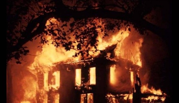 Family of 7 Perish in Fire Outbreak at Dunkwa Akyempim in the Central Region