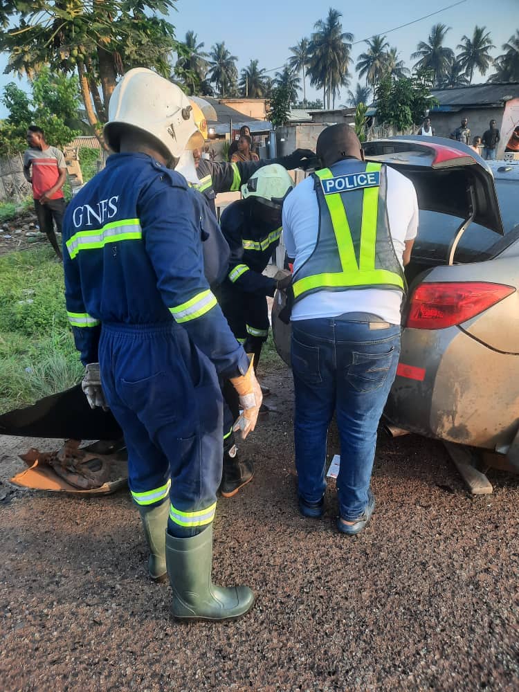 Two Dead, 14 Injured in Accident on Cape Coast–Takoradi Highway
