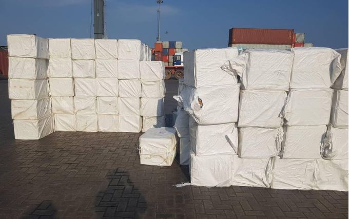 Ghana Customs officials have intercepted a huge shipment of suspected illicit drugs at the Takoradi Port, uncovering an estimated 25 million tablets of opioid-based substances hidden inside imported containers, authorities said on Wednesday, January 14, 2026.