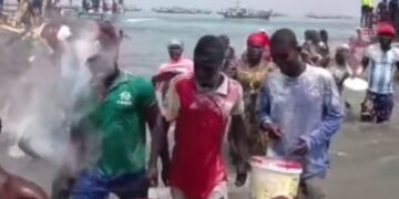 Relief swept through Senya Beraku on Thursday, February 26, 2026, after 59 Ghanaian fishermen made it back to shore following a violent armed robbery attack while fishing offshore in the Central Region.