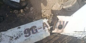 A tragic air incident has claimed two lives after a helicopter crashed at a school park in Tema Community One on Monday, March 16.